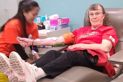 Canada woman sets Guinness World Record after donating 203 pints of blood throughout her life