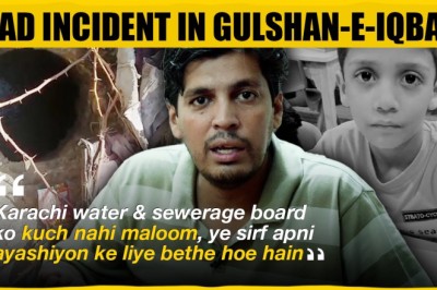 Atifuddin believes his 6-year-old son Abyan, who fell into drain in Karachi, is still alive