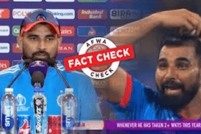 Md Shami DID NOT slam Harbhajan Singh's bond with Shahid Afridi