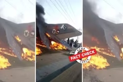 NOT terror attack at Pak Air Force base! Video of burning jet is old