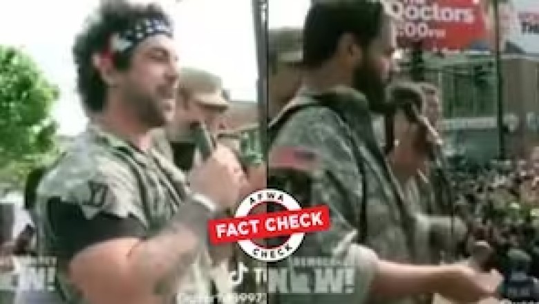 Video of US Soldiers discarding medals NOT linked to recent Israel-Hamas conflict