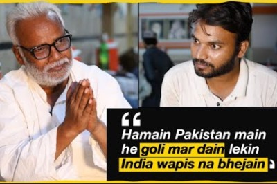 Muslim father and son who ran from India to Pakistan
