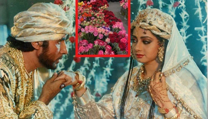 جب امیتابھ نے پھولوں بھرا ٹرک نچھاور کرکے سری دیوی کو فلم کیلئے منانے کی کوشش کی